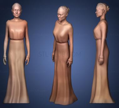 3D model Angelina Jolie (STL)